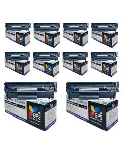 GPS Colour Your Dreams 12A (Q2612A) Easy Refill Black Toner Cartridge with Retail Box, Pack of 10