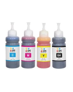 GPS Colour Your Dreams T664 Ink Cartridge for Epson L130, L310, L361, L380, L405, L565, L365, L485, L220, L360, L130 - Refill Dye Ink for Epson L130 and L380 Printers