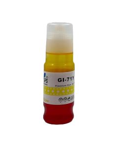 GPS GI 71 Ink Refill for Canon Printers - Compatible with PIXMA G1020, G2020, G3020, G2021, G2060, G3060 Series - Vibrant Colors, 70ml Bottle-1Pcs Yellow