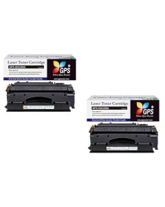 GPS Colour Your Dreams 05A Toner Cartridge for HP LJ 505A , CE505A , P2035, P2032, P2035n, P2055, P2055d, P2055x , P2055dn,Printers-2Pack