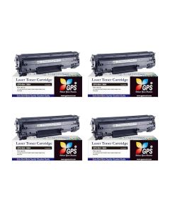 GPS Colour Your Dreams 88A Toner Cartridge for HP Laserjet P1007, P1008, M1213nf, M1136MFP, M126nw MFP, M1218nfs, M128fw MFP, M128fn MFP, M226dw, M226dn Printer-4Pack