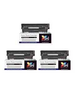 GPS Colour Your Dreams 12A Toner Cartridge Compatible for LJ Printers 1010, 1012, 1018, 1020, 1022, 1022n, 1022nw, 3015, 3020, 3030, 3050, 3050z, 3052, 3055, M1319, M1319F MFP, M1005 MFP-3Pack