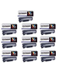 GPS Colour Your Dreams 88A Toner Cartridge for HP Laserjet P1007, P1008, M1213nf, M1136MFP, M126nw MFP, M1218nfs, M128fw MFP, M128fn MFP, M226dw, M226dn Printer-10Pack