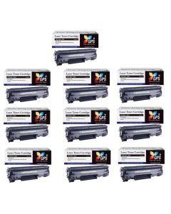 GPS Colour Your Dreams 88A Toner Cartridge (Pack of 10) - Compatible for HP LaserJet P1007, P1108, M1136, M126nw, M1213nf, M128fn Printers