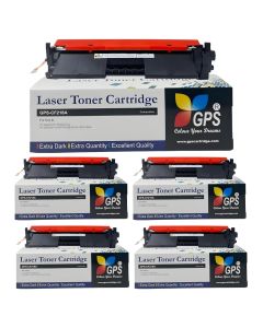 GPS Colour Your Dreams 18A Toner Cartridge Compatible for LJ Pro Printers M104, M104a, M104w, M132, MFP M132a, MFP M132fn, MFP M132fw, M132nw, M132snw-5Pack