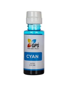 GPS Colour Your Dreams GT5810 Refill Dye Ink for HP GT51 GT52 Compatible for HP Ink Tank 115, 310, 315, 319, 410, 415, 419, 455, 500, 515, 530, 615, 5810, GT 5811, GT 5820 Printers-1Pcs Cyan